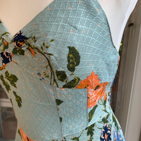 Free People Floral Mini Dress - Picture 5 of 15